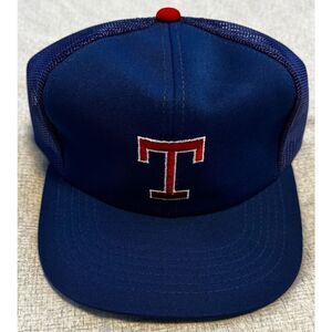 Texas Rangers Sports Specialty Snapback Mesh Trucker Blue Red Hat Cap New